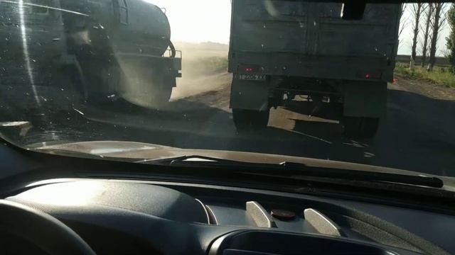 Дорога район Новотроицка, Херсонская область, водители, осторожно!!! смотреть онлайн