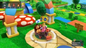 Mario Party 10 Bowser Party #376 Wario, Mario, Donkey Kong, Peach Mushroom Park Master Difficulty