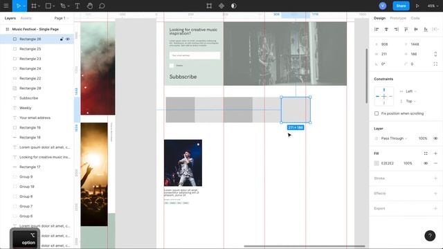 Design a Music Festival website homepage using Figma [freebie] - Speed Art - Tutorial смотреть онлайн