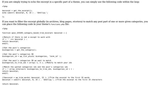Wordpress: Certain number of posts with certain excerpt length (2 Solutions!!) смотреть онлайн