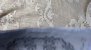 Скатерть крючком в филейной технике.Процесс вязания скатерти. Мастер класс. Crochet