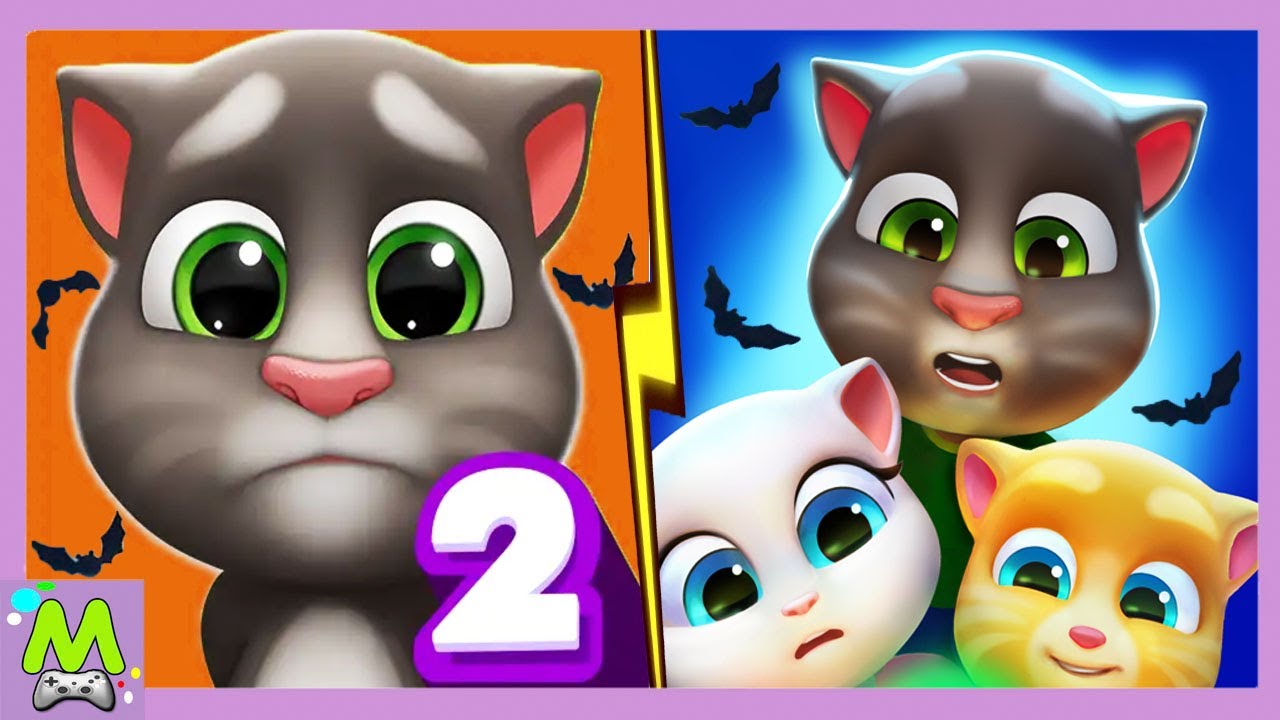 Мой Говорящий Том_Дом Друзей vs Говорящий Том 2.Подготовка к Хэллоуину и Ярмарке.Обновления Игр смотреть онлайн