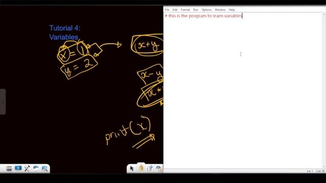 Python Programming - Tutorial 4 : Variables смотреть онлайн