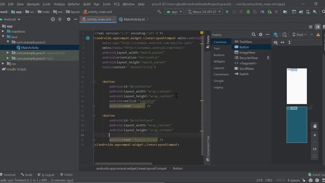 TYIT Android Prac- Programming UI Elements In Kotlin смотреть онлайн