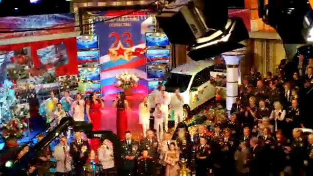 Сестры Нужины и Шоу-группа "Нужные люди" - Офицеры России. Съёмки смотреть онлайн