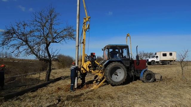 Замена опоры воздушной линии электропередачи 0,4 кВ смотреть онлайн