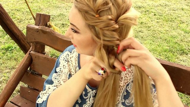 Причёска с помощью резинок смотреть онлайн