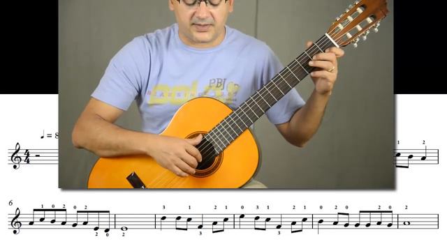 Classical Guitar Essentials - The Basics Part 1 : Song 