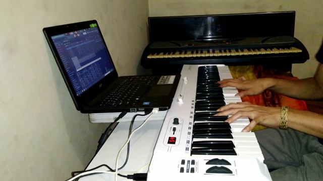 Asal kau bahagia - ARMADA ( piano cover) Samson carbon 61/MIDI controller смотреть онлайн