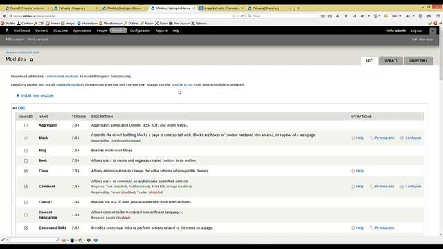 Drupal. Как устанавливать модули
