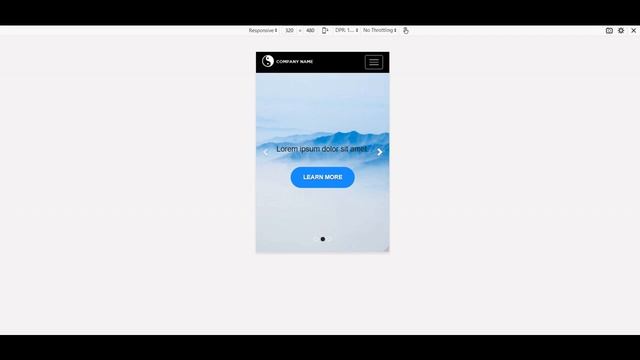 Homepage Template Bootstrap смотреть онлайн