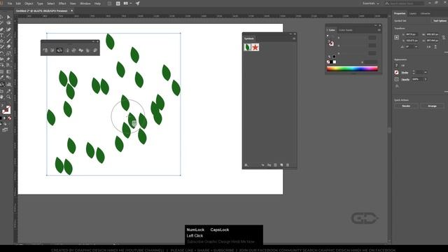 Symbol Sprayer + Symbol Panel / Adobe Illustrator CC #20 / Graphic Design Hindi смотреть онлайн