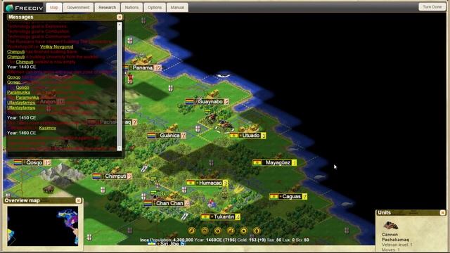 Let's Play FreeCiv | 32 Civ Large World Map - [part 7] смотреть онлайн