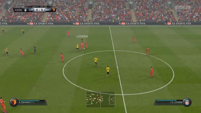 FIFA 16 Карьера за Ливерпуль - Capital One Cup, Уотфорд смотреть онлайн