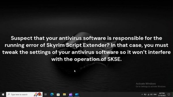 SOLVED! Skyrim Script Extender Not Running
