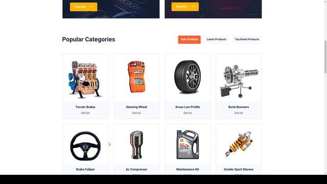 Speedia - AutoParts and Accessories Elementor Template Kit auto parts auto body shop смотреть онлайн