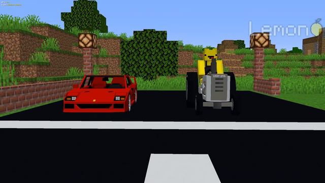 I found a SECRET GARAGE WITH A SUPER CAR in Minecraft ! WATER CAR vs LAVA CAR vs RAINBOW CAR ! смотреть онлайн
