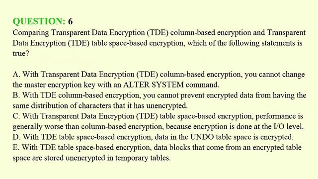 1Z0-528 Exam - Oracle Database Test 11g Security Essentials Questions смотреть онлайн