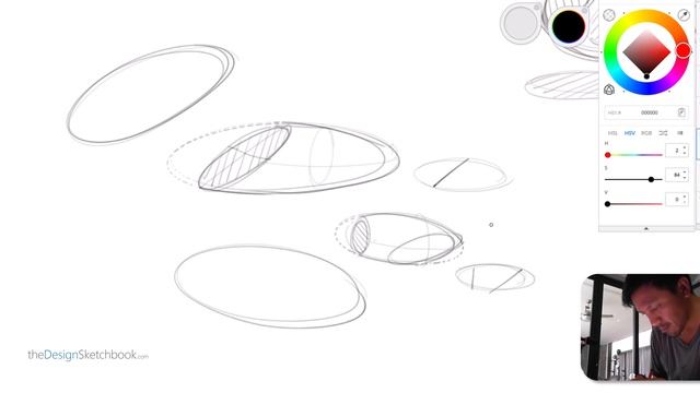 How to Draw Sections with Sphere and Ellipsoid (The easy technique) смотреть онлайн