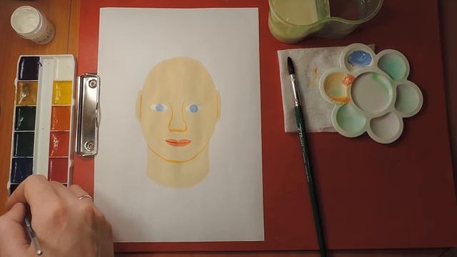 Рисуем портрет бабушки смотреть онлайн