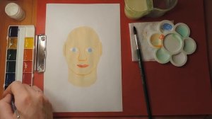 Рисуем портрет бабушки