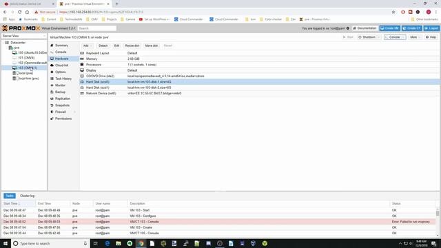 Proxmox: Install Linux Distribution Openmediavault in a Virtual Machine смотреть онлайн