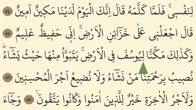 Yusuf Suresi Hızlı Okuma | Ok Takipli | Bilgisayar Hattı | İsmail Damar | 4K