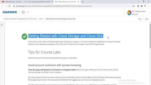 Google Cloud Platform Fundamentals for AWS Professionals | All Quiz Solutions | Coursera смотреть онлайн