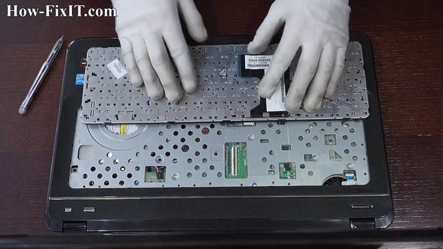 How to replace keyboard on HP Pavilion G7 2000 Series laptop смотреть онлайн
