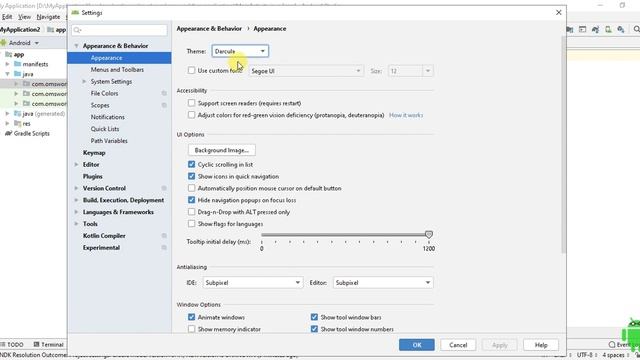 How to change android studio theme to black|Dark theme in android studio[2021] смотреть онлайн