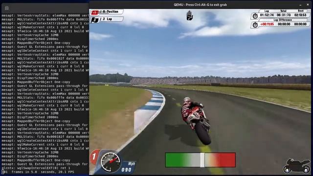 QEMU EA Sports Superbike 2001 смотреть онлайн