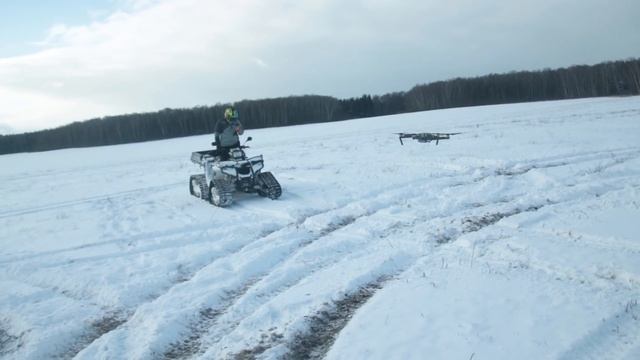 POLARIS 570 BIG BOSS НА ГУСЕНИЦАХ смотреть онлайн