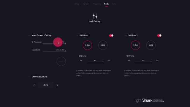 LS-Wing: DMX Node setup (Art-Net and sACN) смотреть онлайн