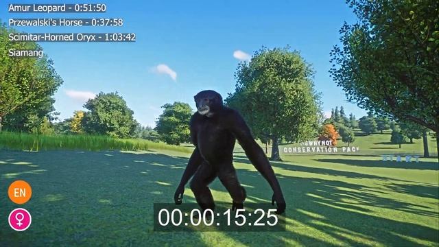 Conservation Pack Animals Speed Races in Planet Zoo The New DLC included Siamang, Horse etc смотреть онлайн