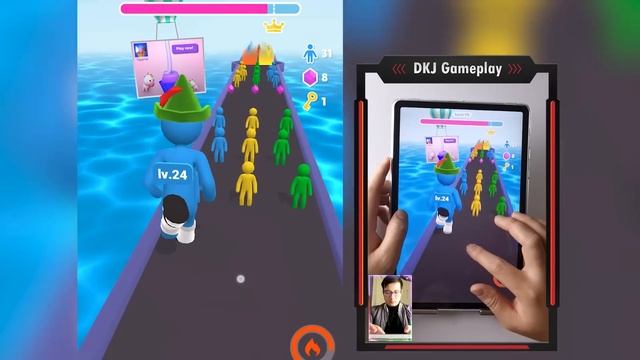 Satisfying Mobile Games: Count Masters, Long Neck Run, Ladder Race, Giant Rush, Ball Run 2048... смотреть онлайн