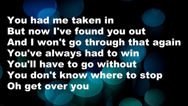 Sophie Ellis-Bextor - Get Over You (Lyrics) смотреть онлайн