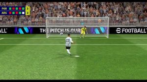 Portugal vs Argentina penalty shootout in efootball 24