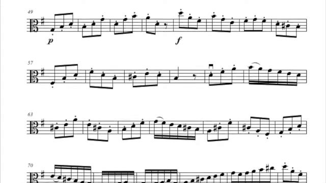 53. Concertino Op. 5 by F. Küchler arr. for viola and piano in G Major Part 3 Allegro assai смотреть онлайн