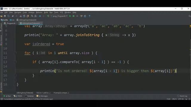 is string array sorted in kotlin смотреть онлайн