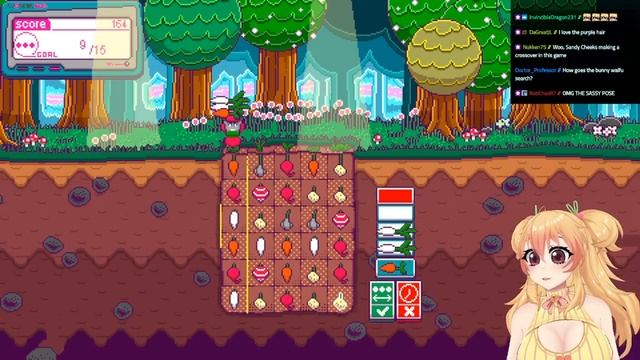 Princess Farmer - adorable pixel art bunnies! смотреть онлайн