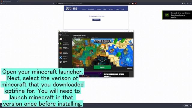 How to Install Optifine for Minecraft 1.19.2+ смотреть онлайн
