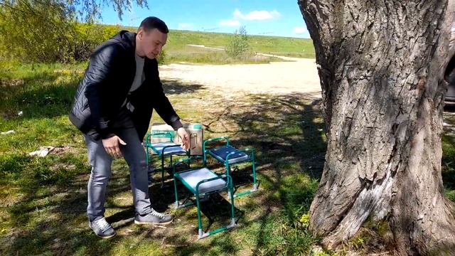 Скамейка садовая (перевертыш) NIKA смотреть онлайн