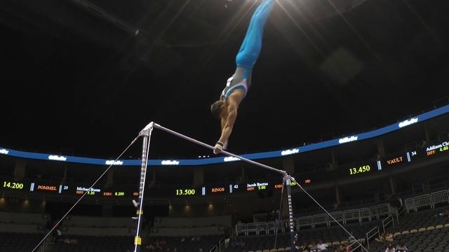 Grant Breckenridge – Horizontal Bar – 2014 P&G Championships – Jr. Men Day 2 смотреть онлайн