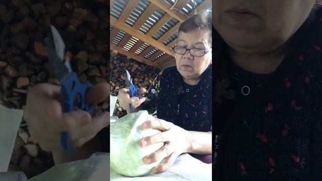 Капусту на зиму,упоковала пищевой плёнкой. смотреть онлайн