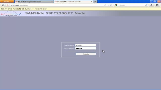 Controling a remote Bridgeworks SANSlide Node смотреть онлайн