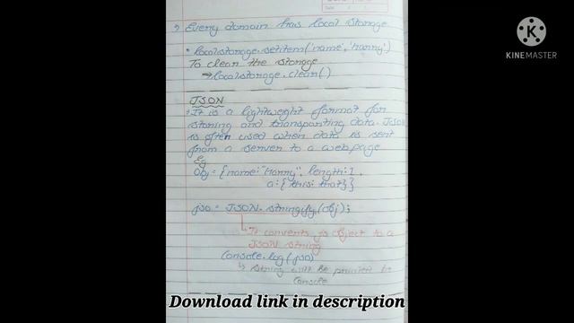 Javascript Handwritten Notes | Codewithharry lecture Notes смотреть онлайн