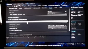 Asus prime bios Windows installation
