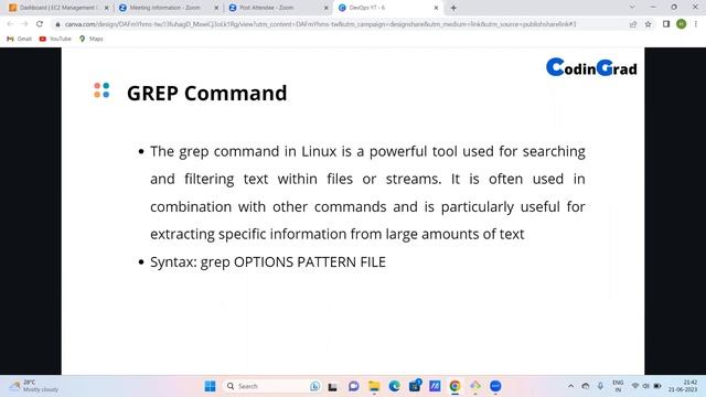 Linux SED GREP Commands in Telugu | CodinGrad смотреть онлайн
