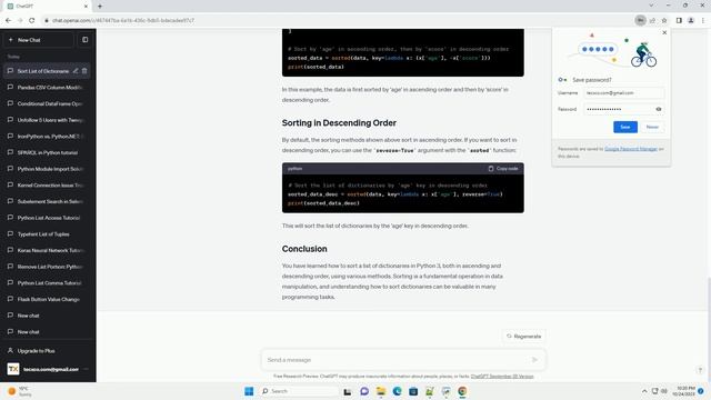 How to do sorting in Python3 for a list dictionary inside смотреть онлайн