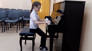 Бурлакова Ксения, г. Окуловка. П. Чайковский "Песня жаворонка", соч. 39, номер 22.